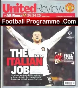 Manchester United v Roma 2008 – Quarter Final