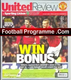 Manchester United v Sporting Lisbon 2007