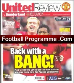 Manchester United v Sunderland 2007