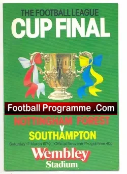 Nottingham Forest v Southampton 1979 – League Cup Final