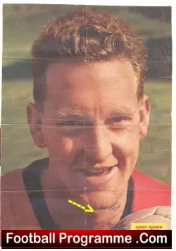 Partick Thistle Sandy Brown Signed Football Picture
