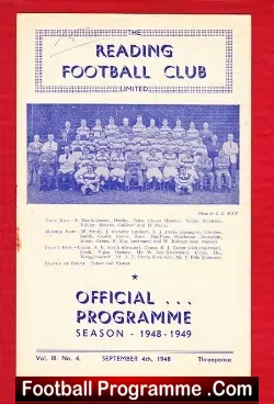 Reading v Bournemouth 1948