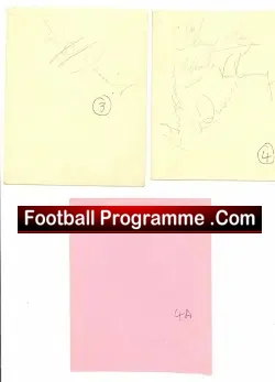 Sheffield Wednesday Autographs Pack 1950's - football programme