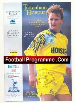 Tottenham Hotspur v Manchester United 1992