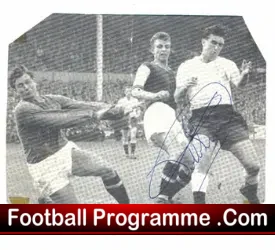 Tottenham Spurs Bobby Smith  Autograph early 1960’s ex Chelsea