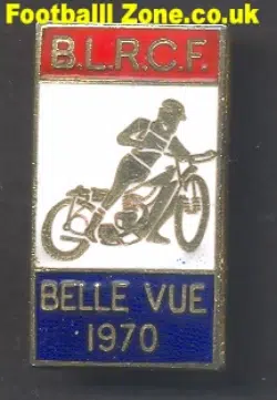 Belle Vue Aces Speedway Badge 1970  BLRCF