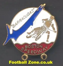 Boston Speedway Badge Baracudas