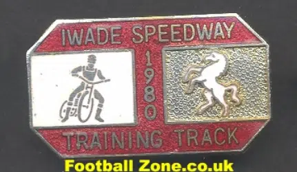 Iwade Speedway Badge 1980 - Training Track
