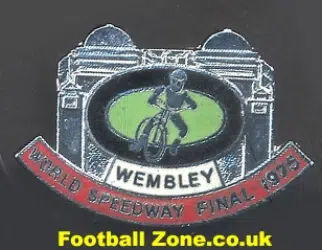 World Speedway Final 1975 Speedway Badge