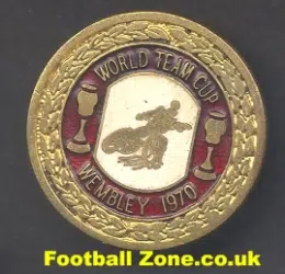 World Team Cup Speedway 1970  Badge Wembley