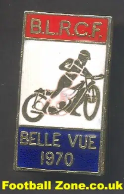 Belle Vue Aces Speedway Badge 1970  BLRCF