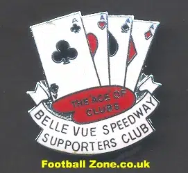 Belle Vue Aces Speedway Badge Supporters