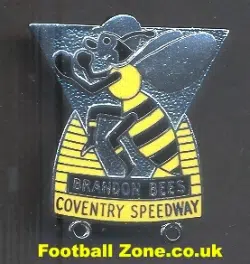 Coventry Speedway Badge Brandon Bees