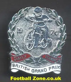 British Grand Prix Speedway Badge 1976