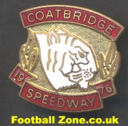 Coatbridge Monarchs Speedway Badge 1976
