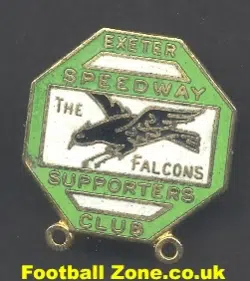 Exeter Speedway Suporters Badge - Falcons