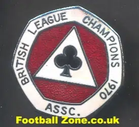Belle Vue Aces Speedway Badge 1970 League Champions
