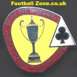 Belle Vue Aces Speedway Badge 1972 Knock Out Cup Winners