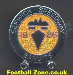 Berwick Speedway Badge 1986