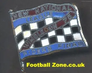 Wimbledon Speedway Badge 1975 - Speedway Riders Final