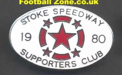 Stoke Speedway Badge 1980