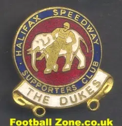 Halifax Speedway Badge - Dukes - Gladman