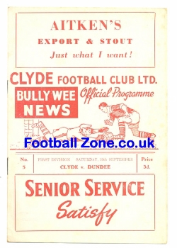 Clyde v Dundee 1959