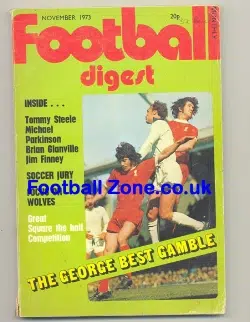 Football Digest Monthly Book 1973