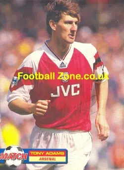 Arsenal Tony Adams Signed Football Magazine Picture