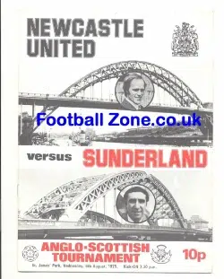 Newcastle United v Sunderland 1975