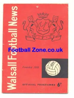 Walsall v Sunderland 1961