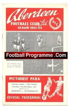 Aberdeen v Dunfermline Athletic 1963