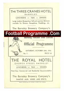 Barnsley v Bury 1946 – 1940’s
