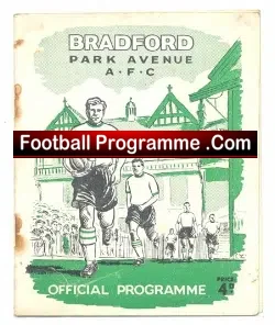 Bradford Park Avenue v Exeter City 1959
