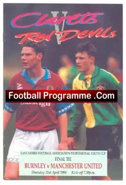 Burnley v Manchester United 1994