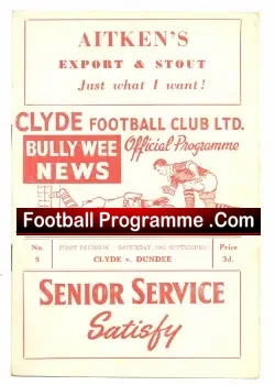 Clyde v Dundee 1959