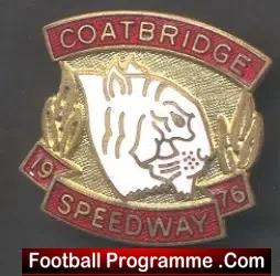 Coatbridge Monarchs Speedway Badge 1976