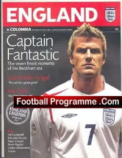 Columbia v England 2005 – in America USA + Extras