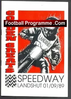 Germany Speedway Programme 1989 – Landshut