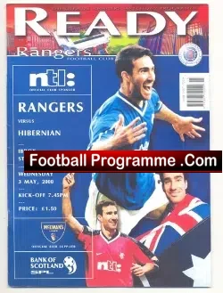 Glasgow Rangers v Hibernian Hibs 2000