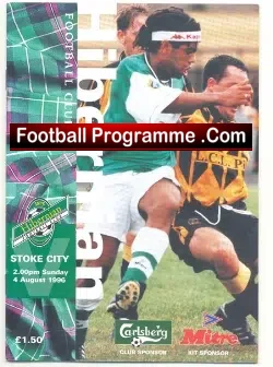 Hibernian Hibs v Stoke City 1996 – Scotland