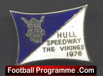 Hull Speedway Badge 1972 - sports memorabilia