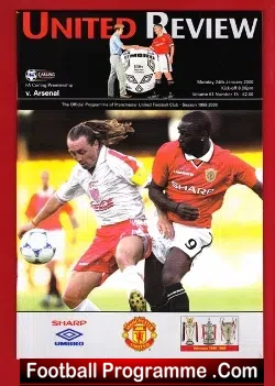Manchester United v Arsenal 2000 – Shortest Player Appearance