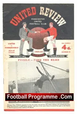 Manchester United v Huddersfield Town 1954