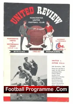 Manchester United v Nottingham Forest 1962