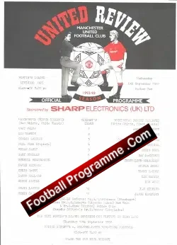 Manchester United v Nottingham Forest 1992 – Reserves – Beckham