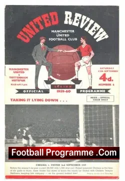 Manchester United v Tottenham 1959 – Johnny Giles Debut