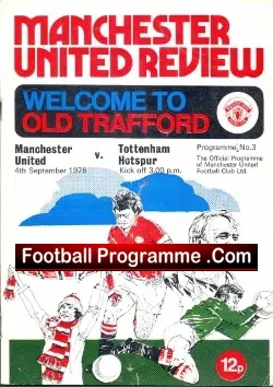 Manchester United v Tottenham 1976