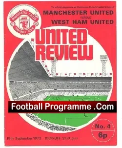 Manchester United v West Ham United 1973 – Debut George Buchan