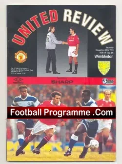 Manchester United v Wimbledon 1993